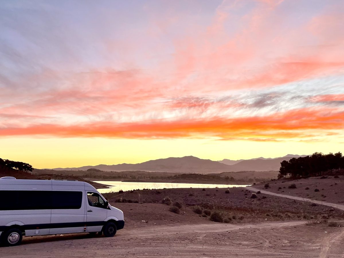 Lake Takerkoust to the coast